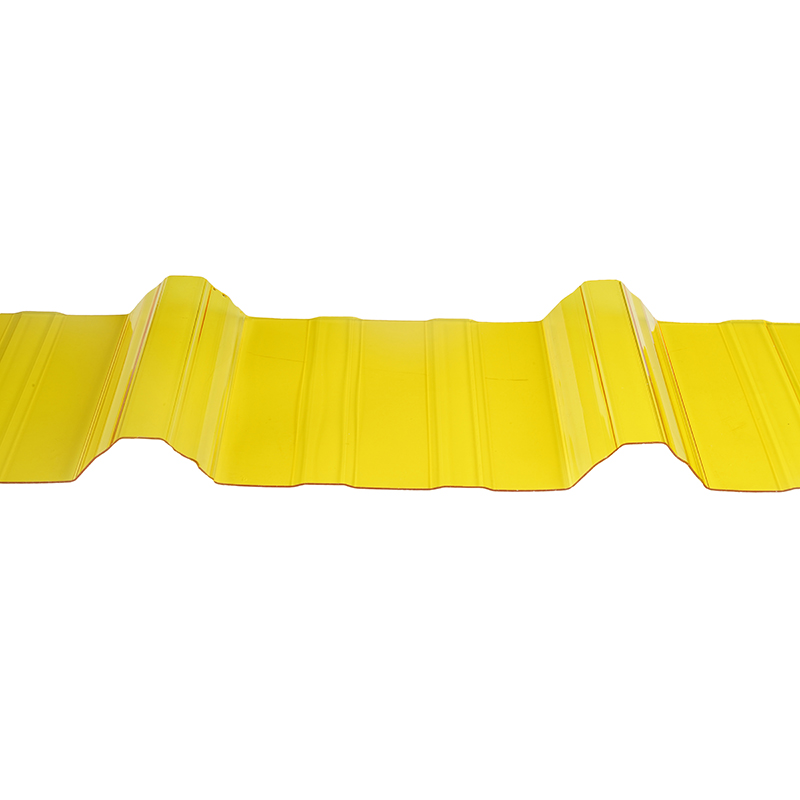 Trapezoidal polycarbonate roof/wall tile